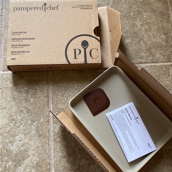 Pampered Chef Kitchen Nib Pampered Chef 448 Toaster Oven Pan